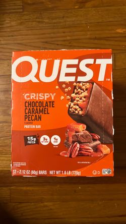 Quest Crispy Chocolate Caramel Pecan Protein Bars 12-Pack