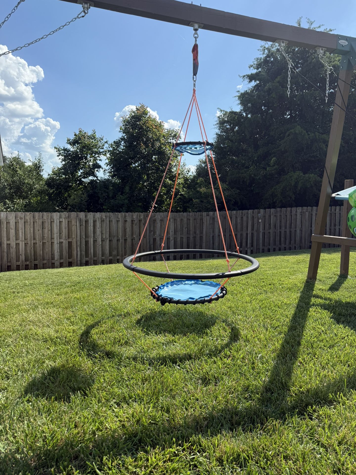 Vortex Spinning Ring Swing