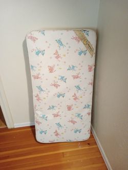 1950s Baby Crib And Mattress