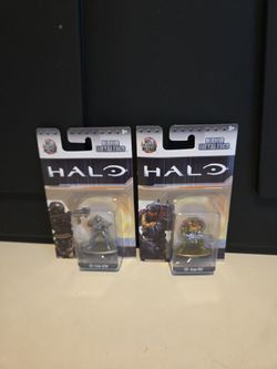 Halo Nano Metalfigs DieCast Metal Figures  Jorge & Emily