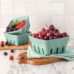 over&back 3-piece Multipurpose Berry Baskets NEW