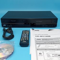 JVC, DVD Recorder/VCR with Remote, Manual And Cable. HDMI Output. Digital Tuner. Works Great.