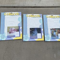 NEW 5 Pieces- Coluzzle Temples To Make Boxes, Envelopes, Coffee Cup, 