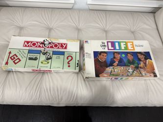 Board Games - Monopoly & Life