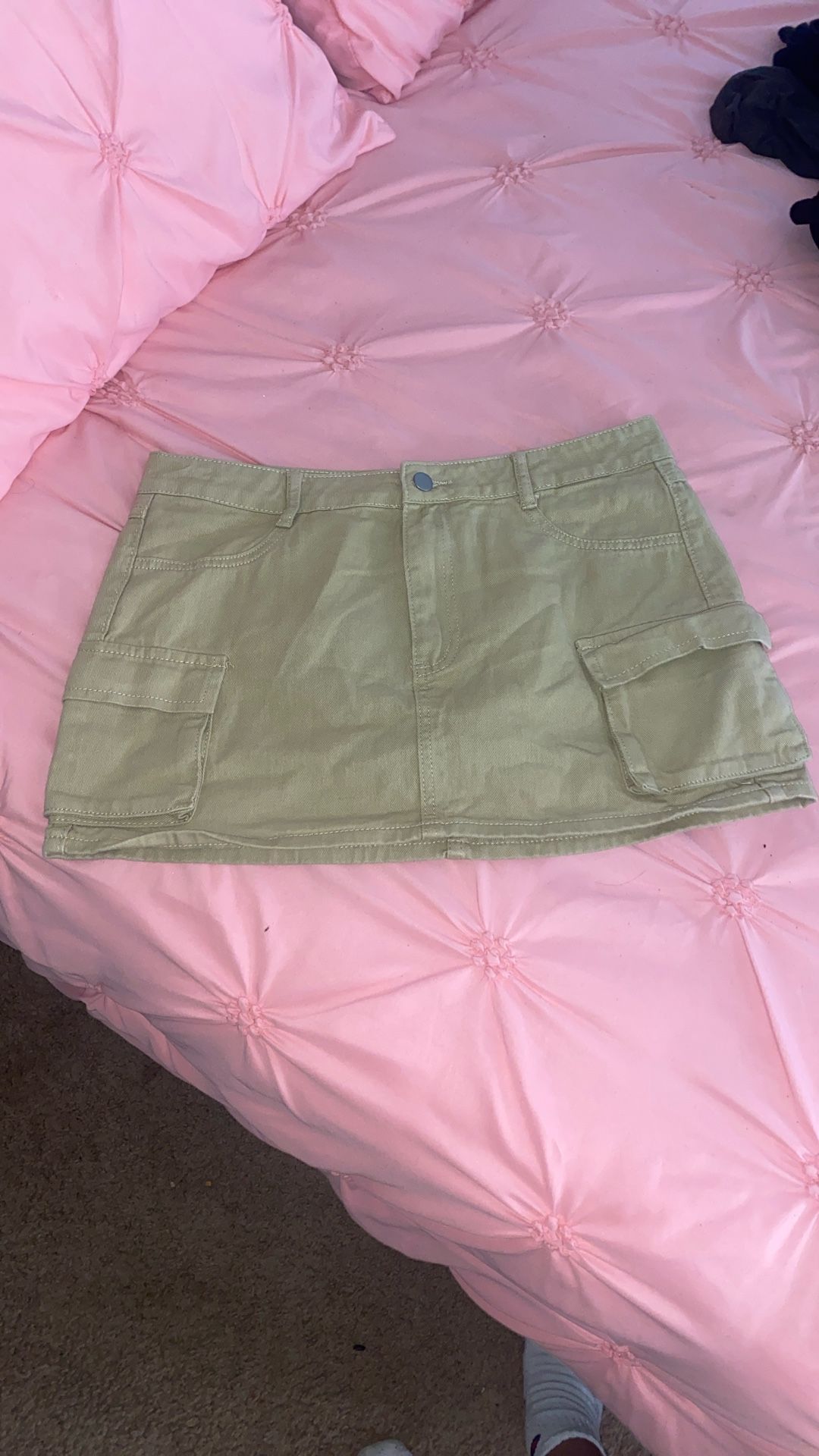 shein large Khaki Mini Skirt