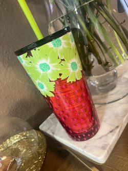 Starbucks Strawberry Glass cup