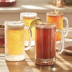 Vasos Cerveceros De Cristal De Princess House De 14-oz