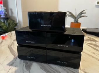 NETGEAR Nighthawk Mesh WiFi 6 System (MR60 Router + 4 MS60 Satellites)