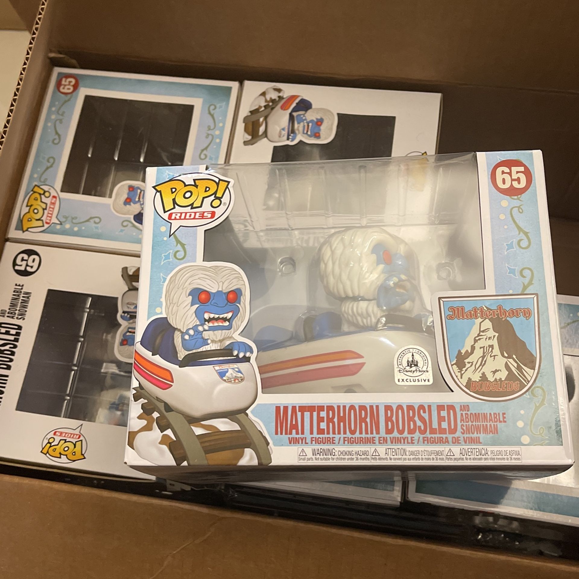 Disney Abominal Snowman Matterhorn Bobsled