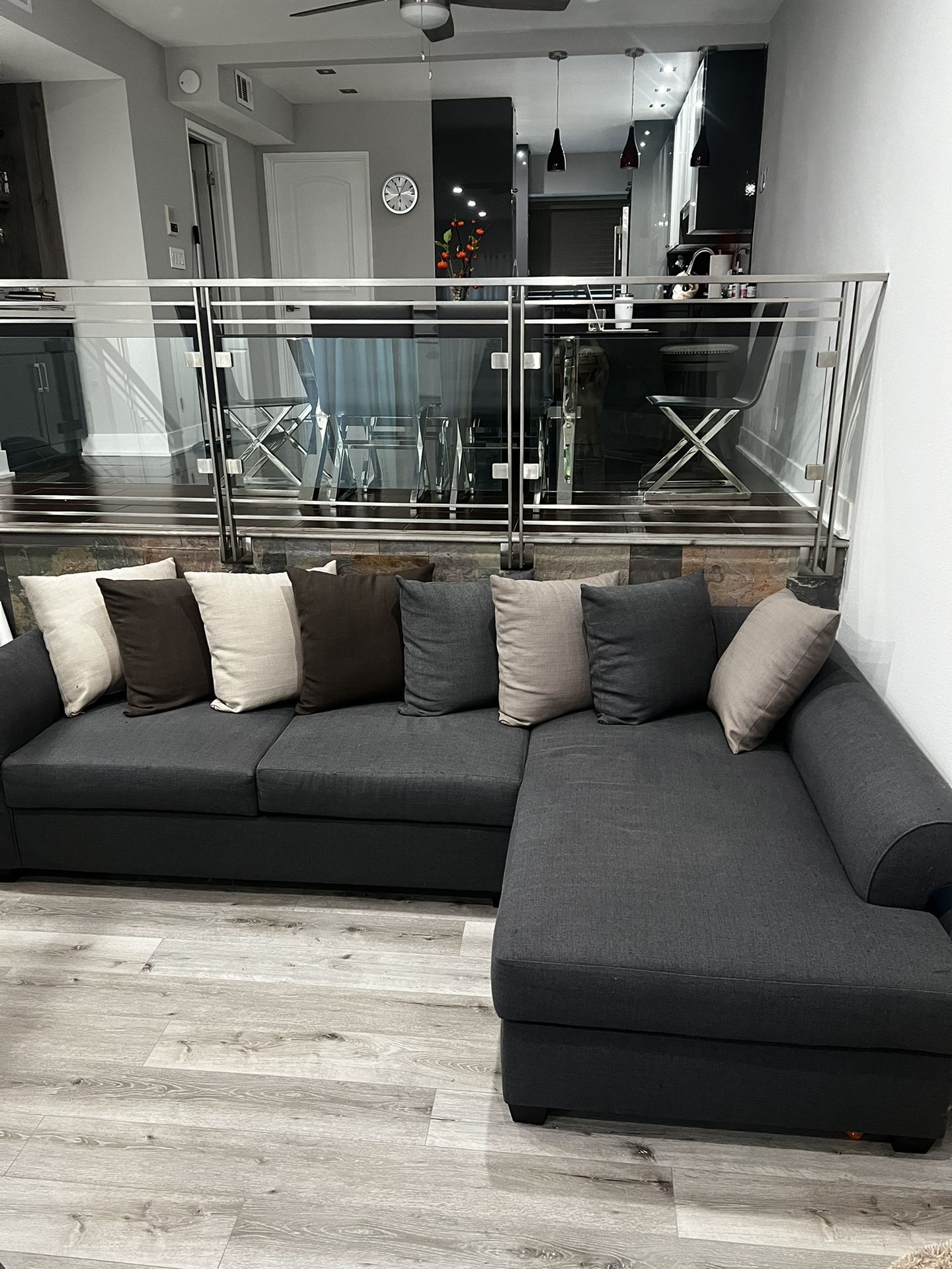 Grey Sectional Couch