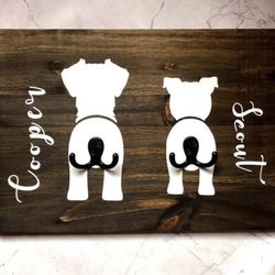 Dog Leash Holder Personalized