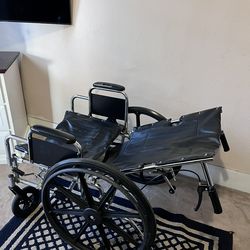 Folding Wheelchair XL Capacity ((Free Delivery))