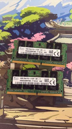 32GB DDR4 RAM (16x2)