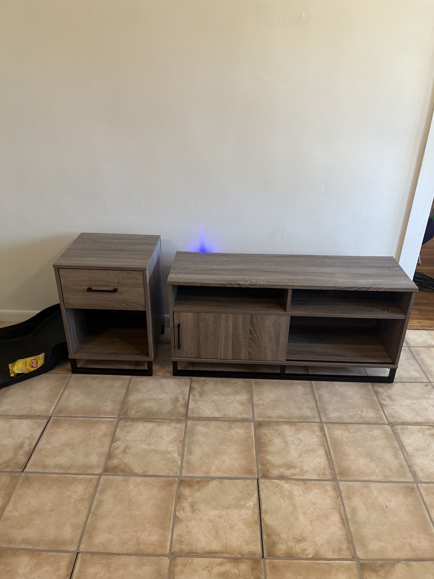 Entertainment Stand w/ Nightstand