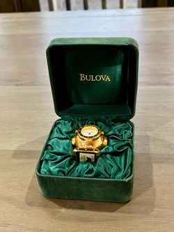 Bulova Mini Antique Diver Helmet Clock