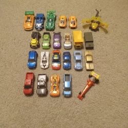 Hot Wheels Cars Lot And Some Transformers Cars