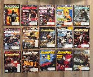 Vintage GamePro Magazine 15 Issue Lot Run May 2003 - July 2004 Very Good