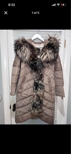 Imperiale Leather & Fur Women's Quilted Coat Size L