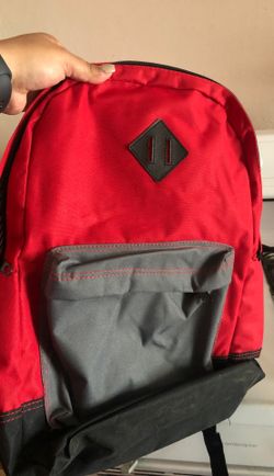 Red backpack