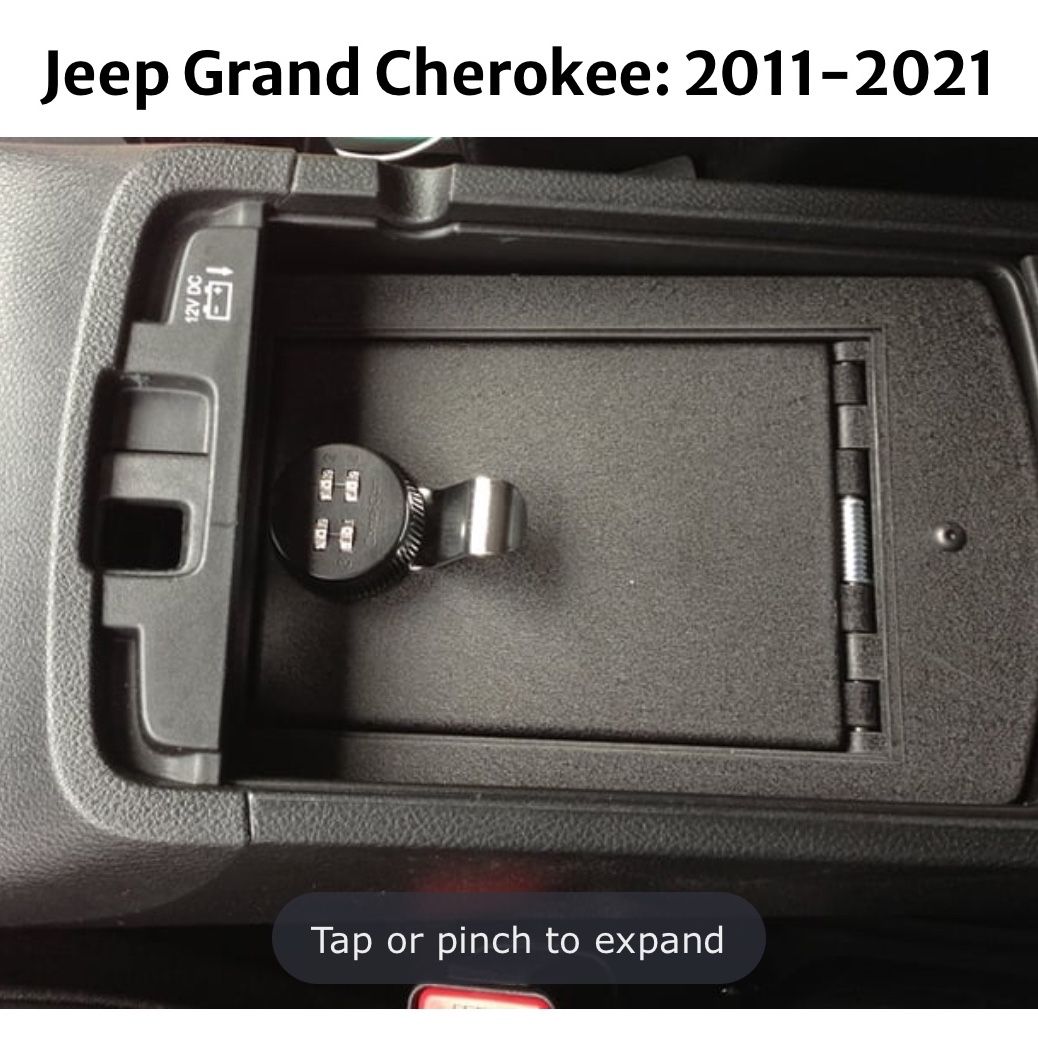 Console Vault- Jeep Grand Cherokee (2011-2021 Models)
