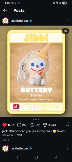 Jack in the box Jibbi buttery (yellow)