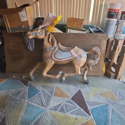 Fiberglass Carousel Horse