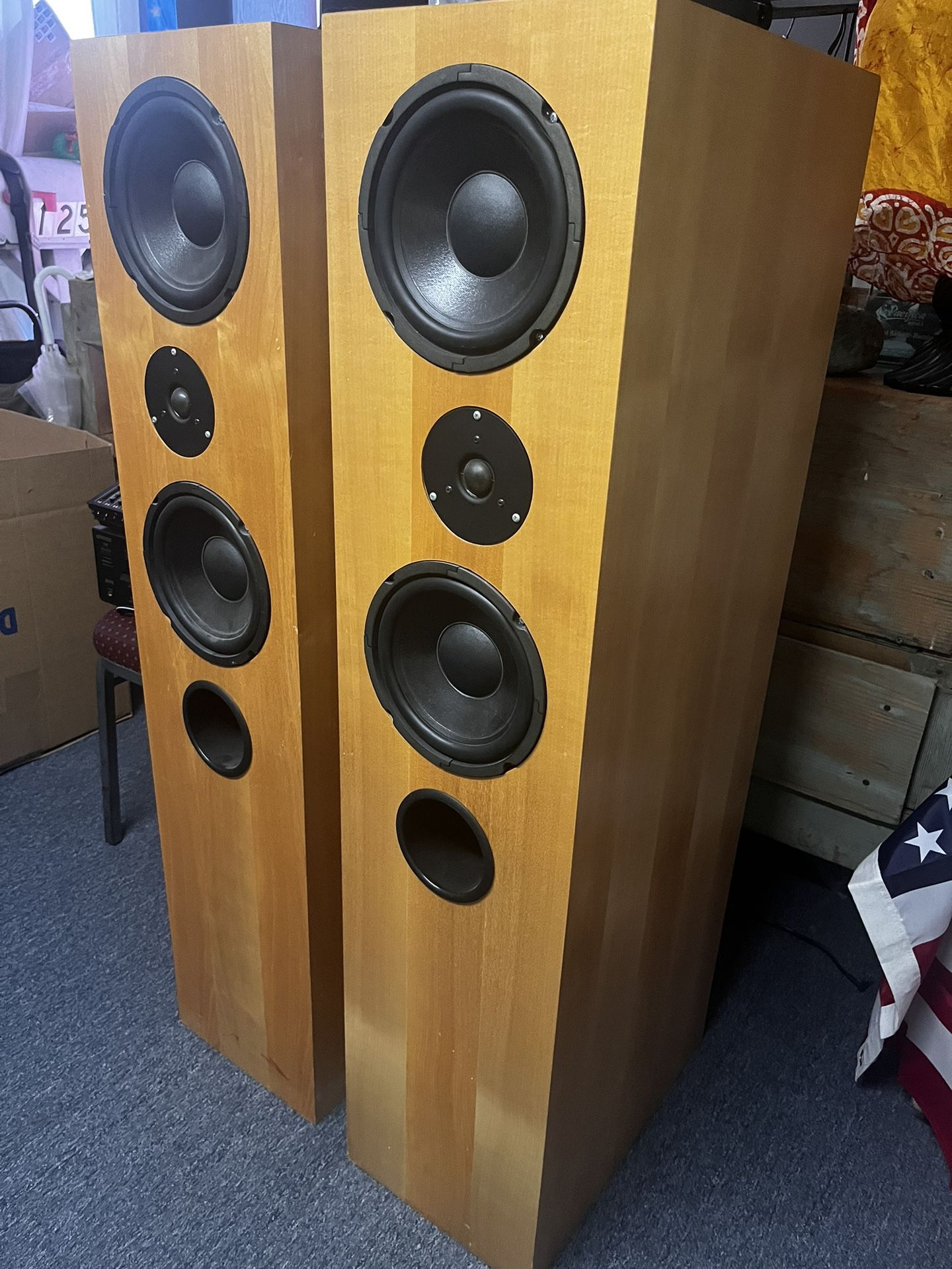 8” Dayton Tower Speakers 