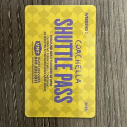 Coachella Weekend 2 - Shuttle Pass