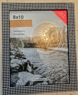 Picture Frame New 8x10 photo handmade silver
