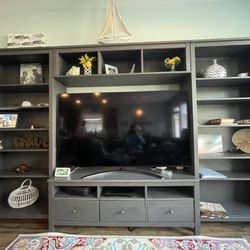 Ikea Hemnes Grey Entertainment Center