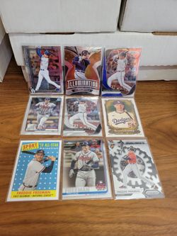Dodgers Freddie Freeman refractors inserts and short prints 2018, 19,  2020