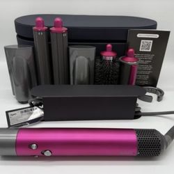 Dyson Airwrap Complete Long Multi-Styler Pink w/ Case & Attachments