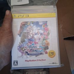 The item shown is a Japanese physical copy of the video game Atelier Totori: The Adventurer of Arland for the Sony PlayStation 3. 