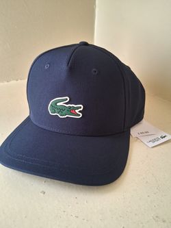 Lacoste Navy Blue Snapback Hat