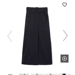 G Label MIDI Black Skirt