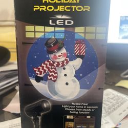 Holiday Projector LED -  Snowman