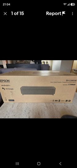 EPSON LS800 4K PROJECTOR & CINETENSION 2 SCREEN