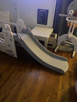Slide, Basketball, And Table Set 