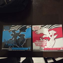 Pokemon Black Bolt White Flare Etb