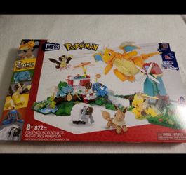 Mega Construx Pokémon Adventures Motion 872 Pcs 7 Pokémon
