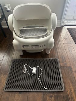 Paruunty, Self Cleaning Litter Box, Cream White