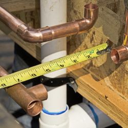 Water Heater And Copper Pipe 