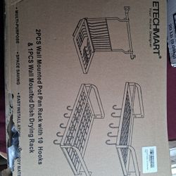 Mounted Pots, Pans, And Dish Racks