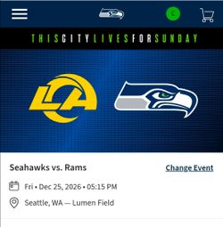 Rams vs Hawks Christmas game!