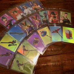 FORTNITE CARDS FORTNITE SERIES 1 USA PANINI Trading Card LOT UNCOMMON COMMON Holo Holofoil (18)