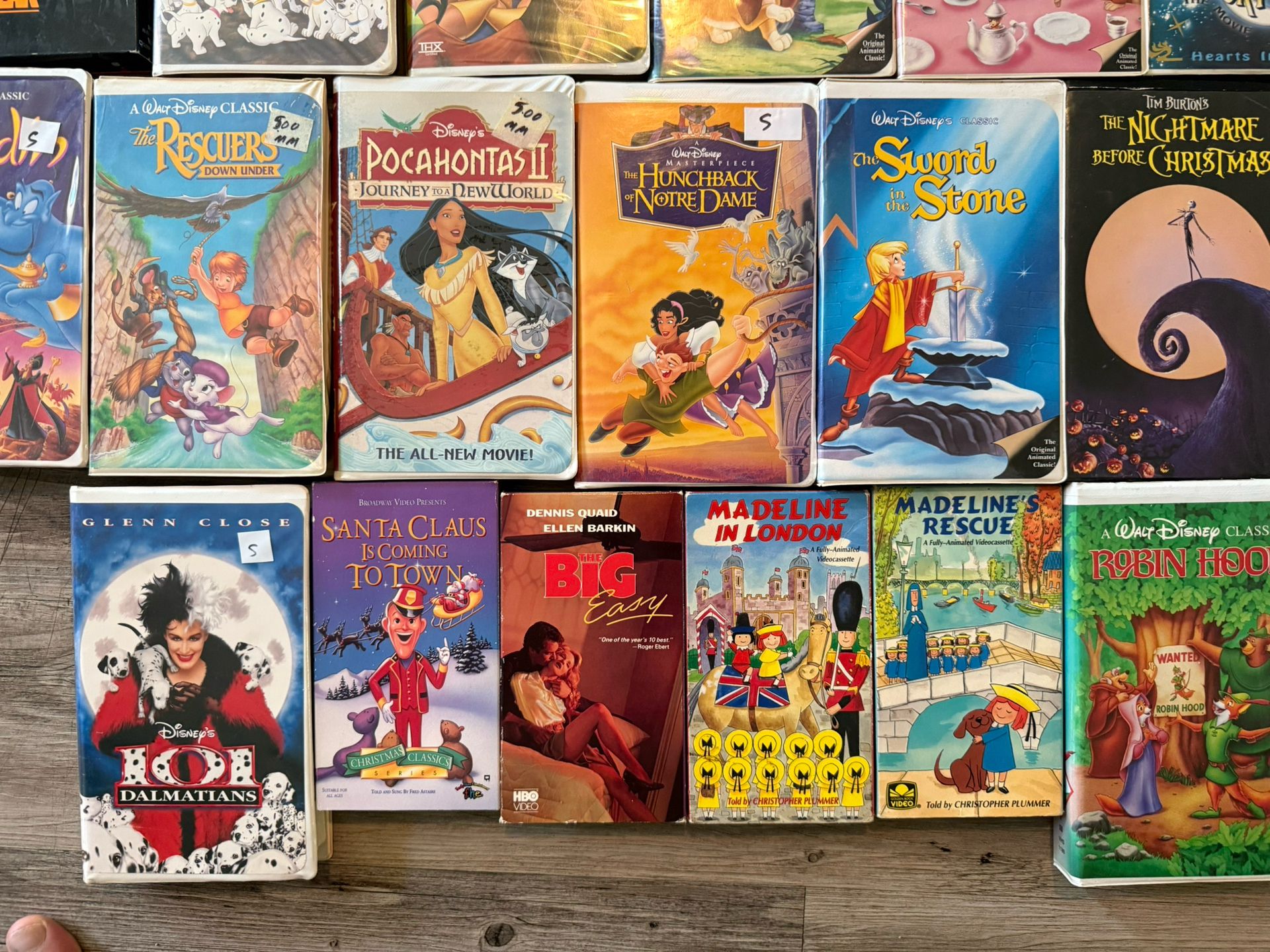 29 Disney VHS Tape Bundle