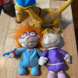 1998 Rugrats Bedtime Bean Bag Friends