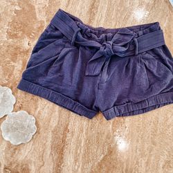 UO Sparkle and Fade Gray Trouser Shorts