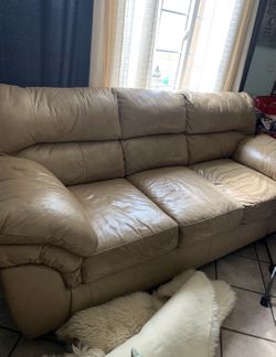 Leather Couches Set-sillones Sofas
