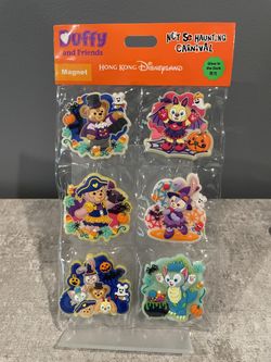 Duffy and Friends “Not So Haunting Carnival” Magnet Set from Hong Kong Disneyland 